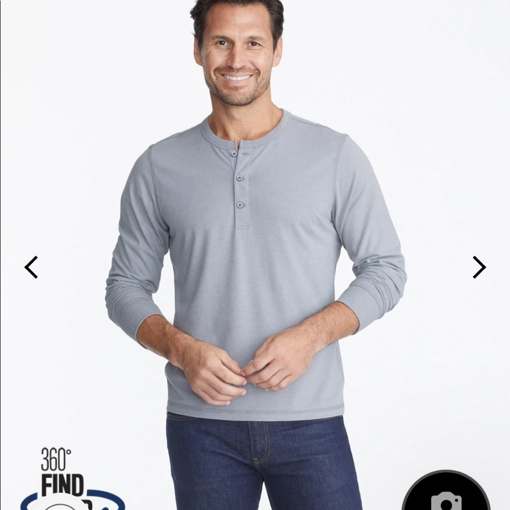 UNTUCKit Ultra Soft Long Sleeve Henley